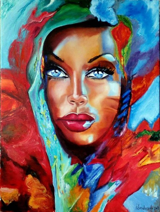 Картина маслом "Calypso" 60см х 80см