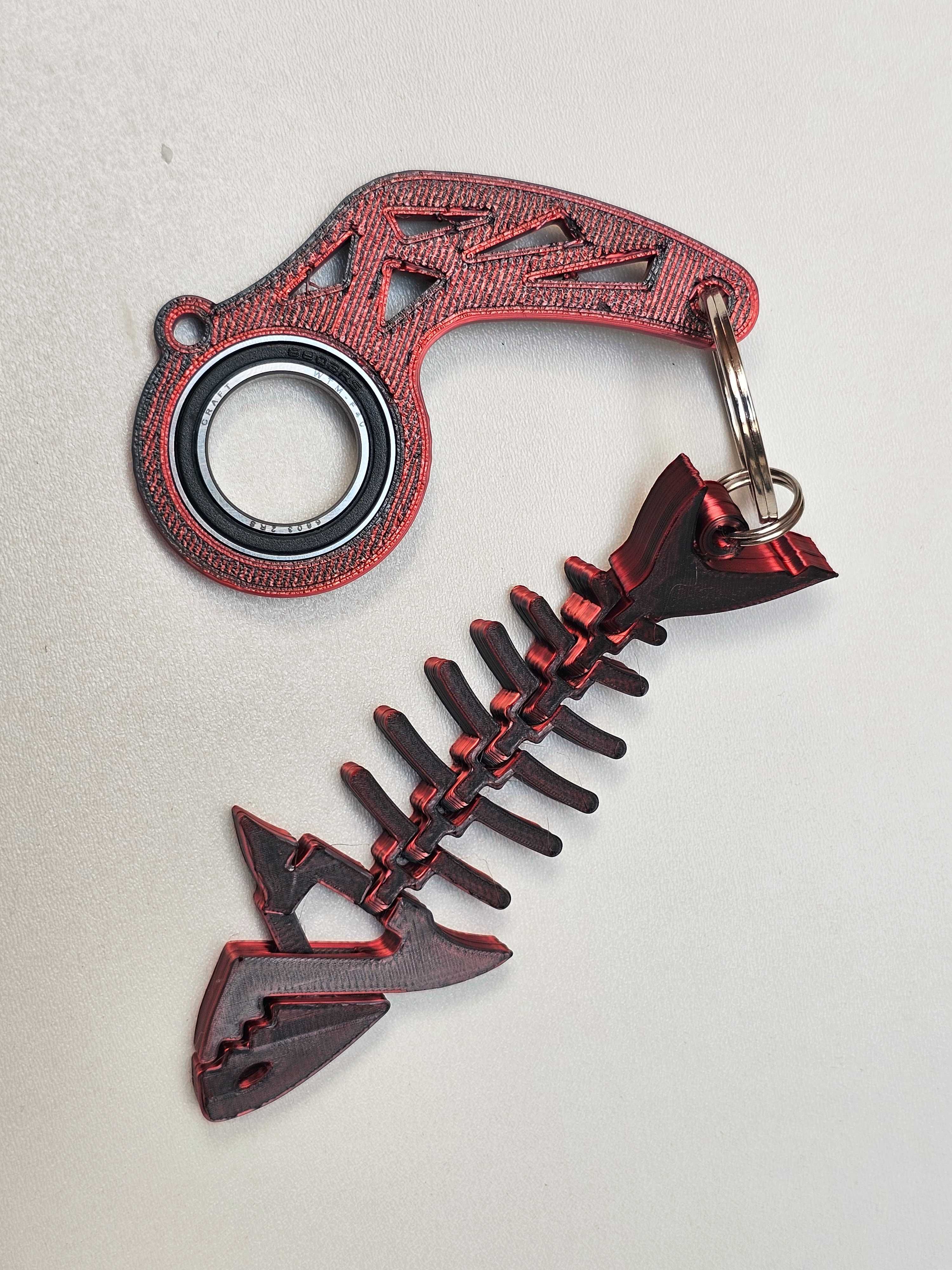 KEYRAMBIT zestaw + FLEXI REKIN 11cm hit TikTok kolor MISTIC RED