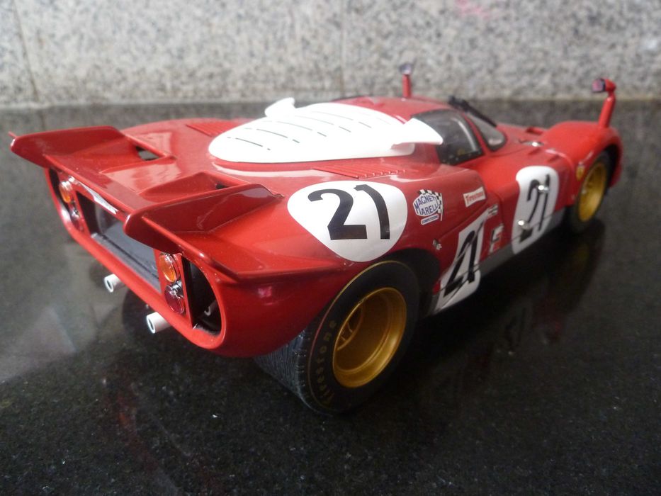 1:18 Hot Wheels Elite, Ferrari 512S, 12H Sebring 70 AutoArt Minichamps
