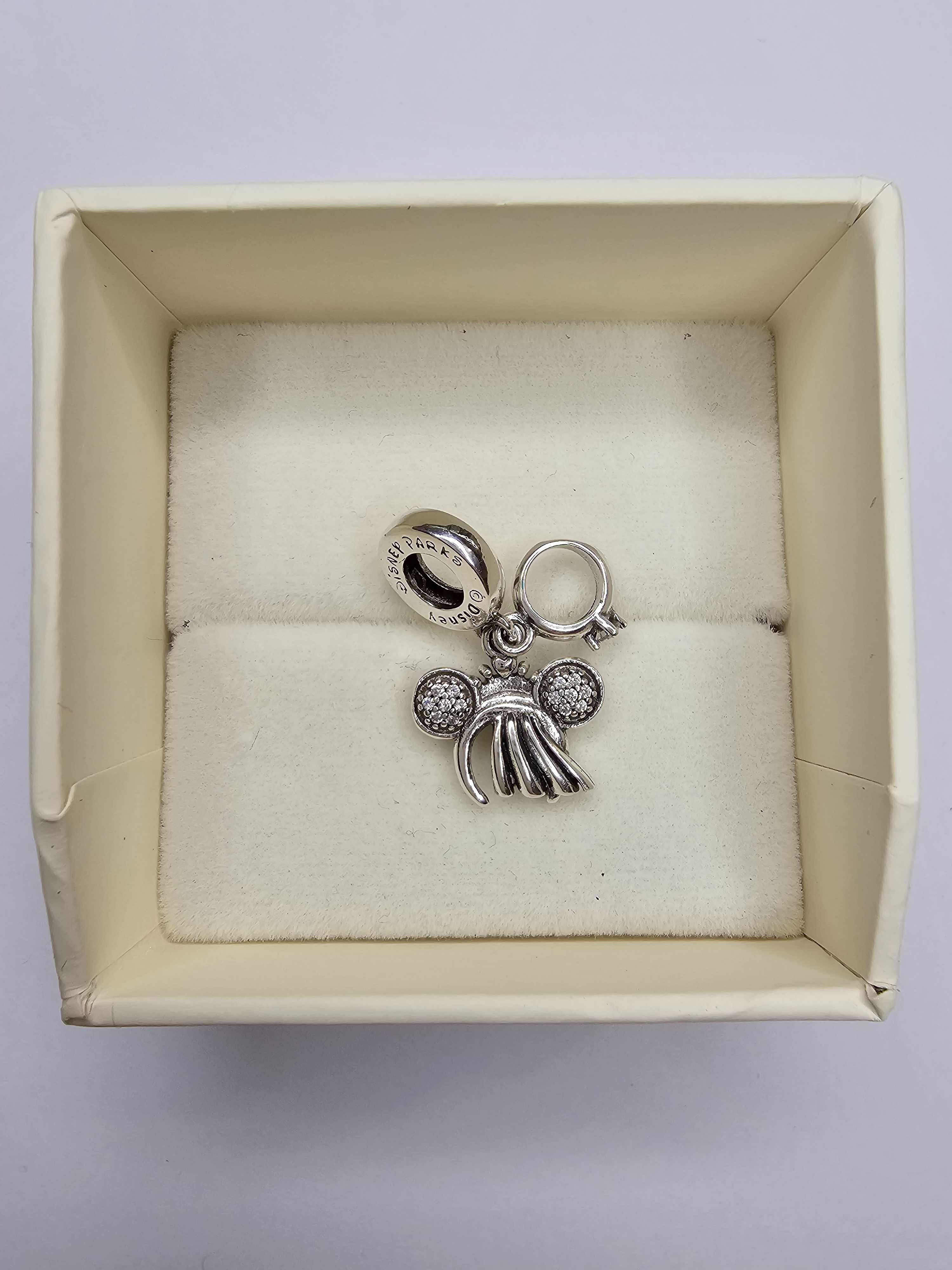 Srebrny charms do bransoletki Pandora Srebro 925 myszka minnie Disney