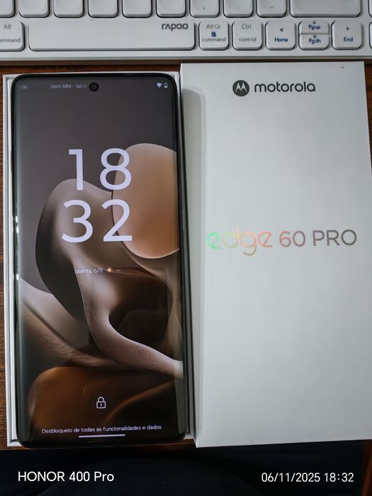 Motorola Edge 60 PRO 12GB 512GB Castanho nogueira NOVO