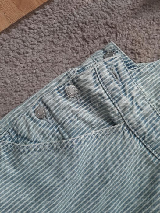 Ogrodniczki damskie Primark jasnoniebieskie w paski rozmiar M nowe