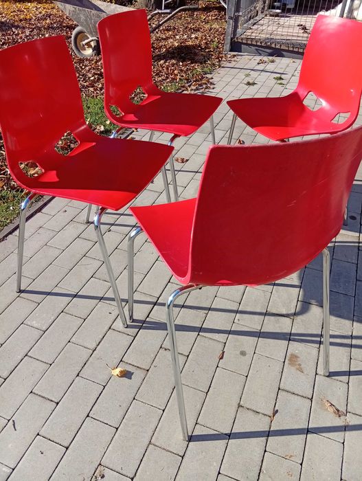 Komplet zestaw 4 krzeseł kuchnia jadalnia taras ogród
