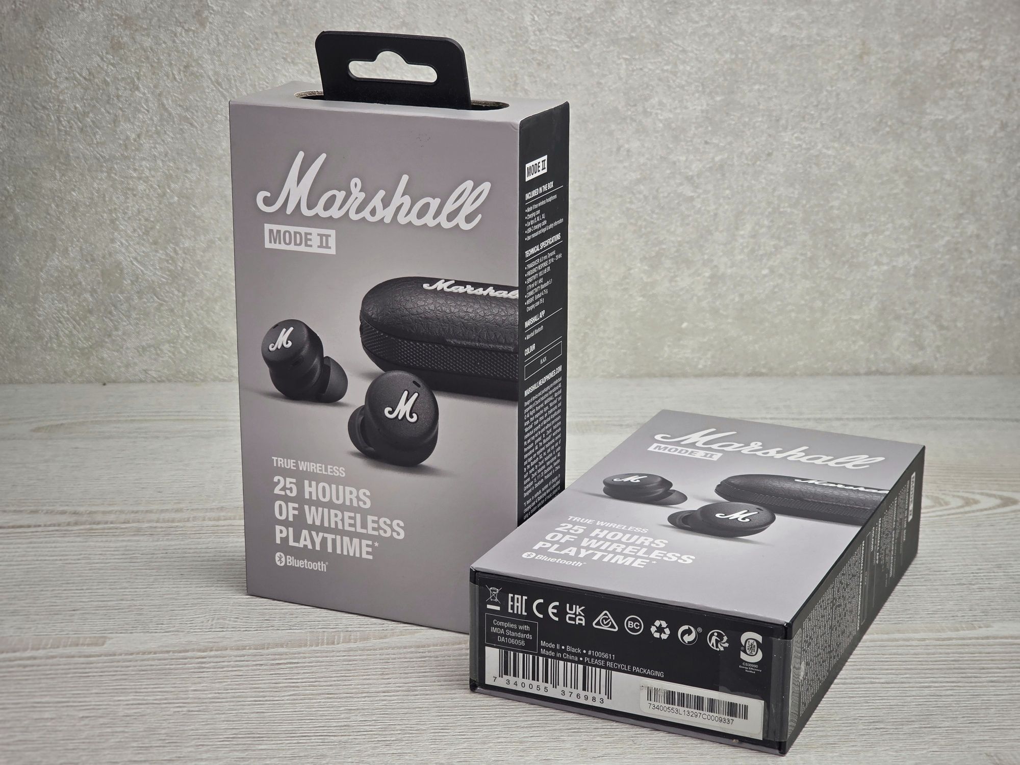 ОРИГІНАЛЬНІ • Бездротові навушники Marshall Mode II Black (1005611)