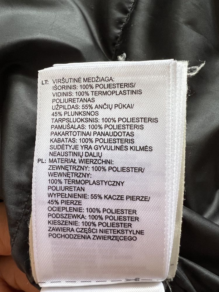 Kurtka zimowa/długa męska REEBOK (puchowa)