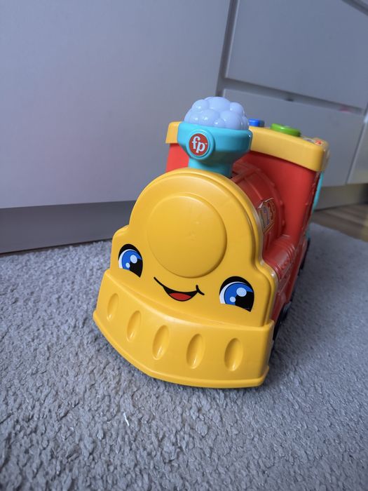 Edukacyjny pociag ze zwierzakami Fisher Price