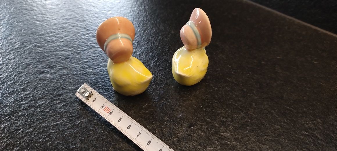 2 x figurka ceramiczna porcelanowa  kaczka
