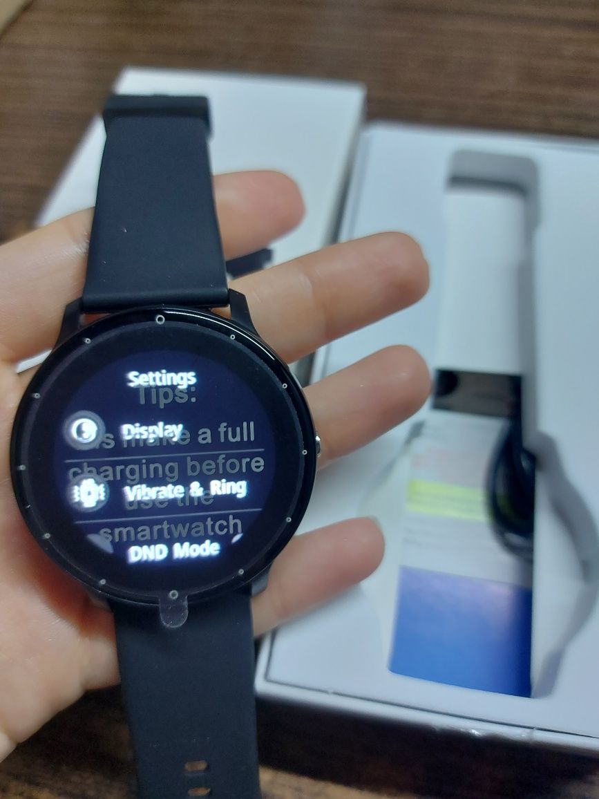 Zegarek smartwatch nowy czarny dużo funkcji
