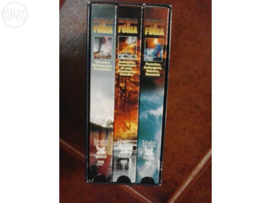 Colecções antigas de cassetes de vídeo VHS