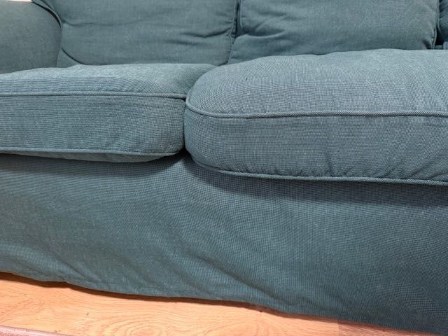 Pokrowiec Pokrycie sofy 3 osobowej Ikea ektorp zielone