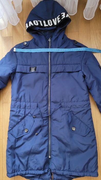 Демисезонная парка для девочки 10-12 лет