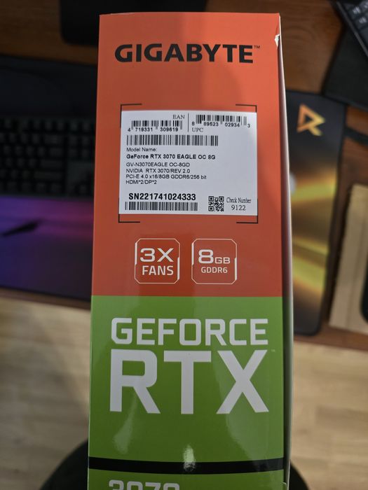 Відеокарта Nvidia RTX 3070. Стан нової!!!