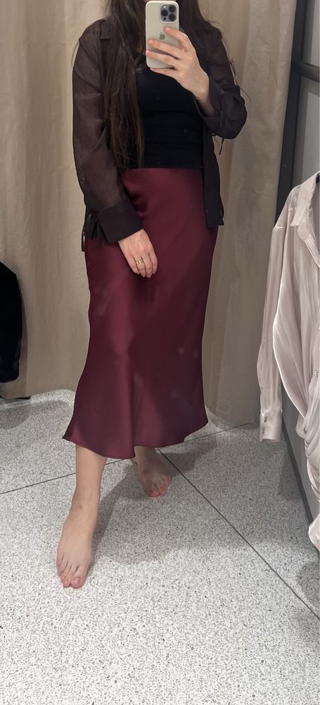 Спідниця атласна Zara  s