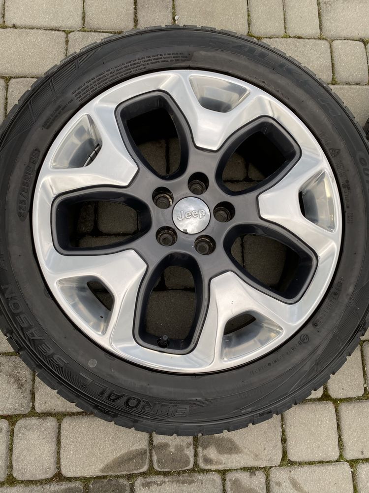 Alufelgi 5x110 18" Jeep Cherokee Compass Renegade Meridian Commander