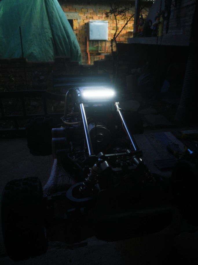 Lightbar listwa LED 83mm oświetlenie do modelu rc TRAXXAS AXIAL TAMIYA