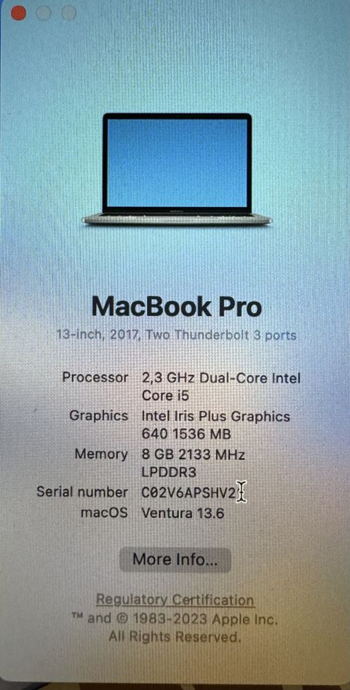 Macbook Pro 2017