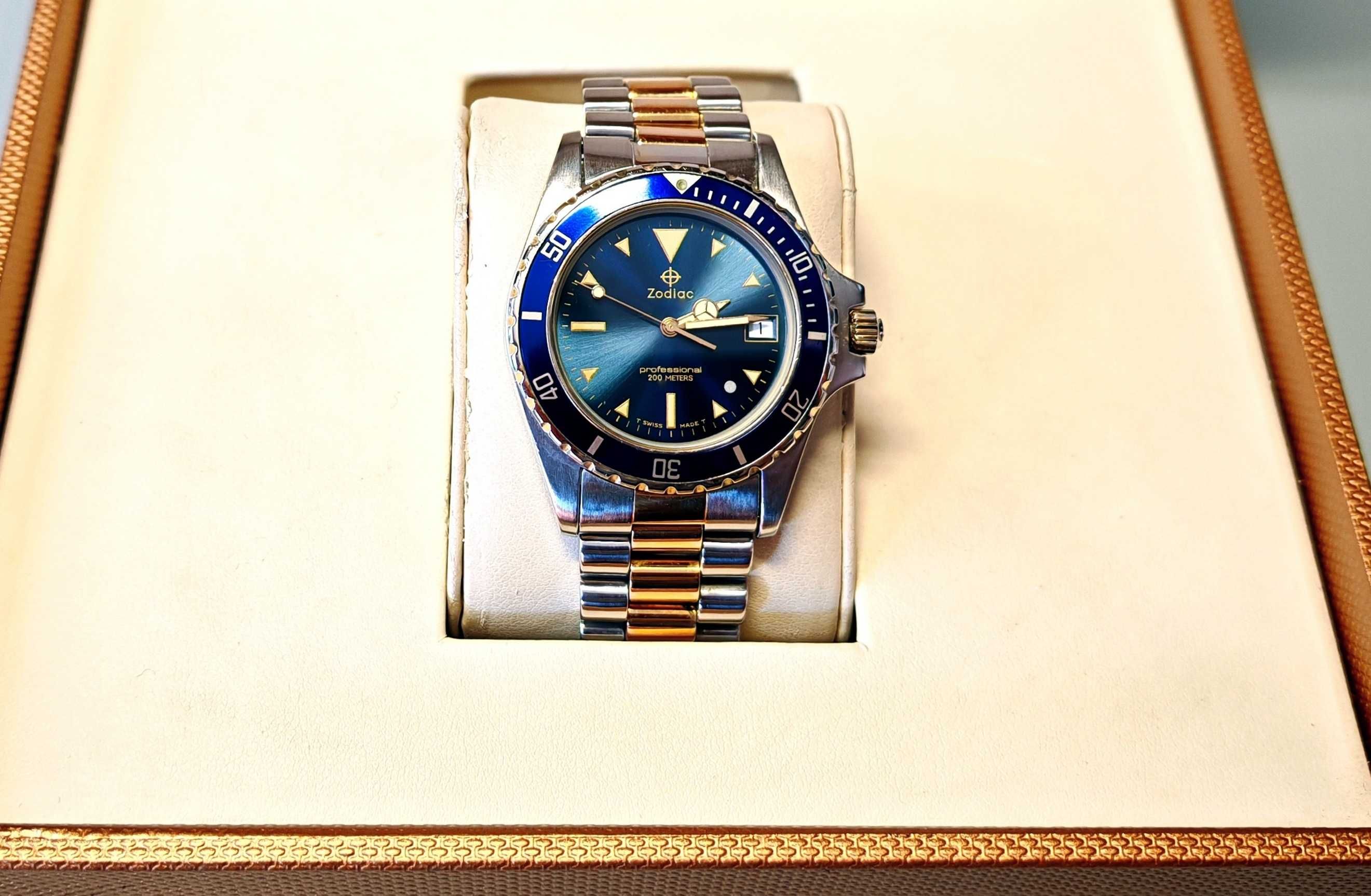 Zegarek Zodiac Professional 200M Blue Mariner Diver Sea Wolf S Point