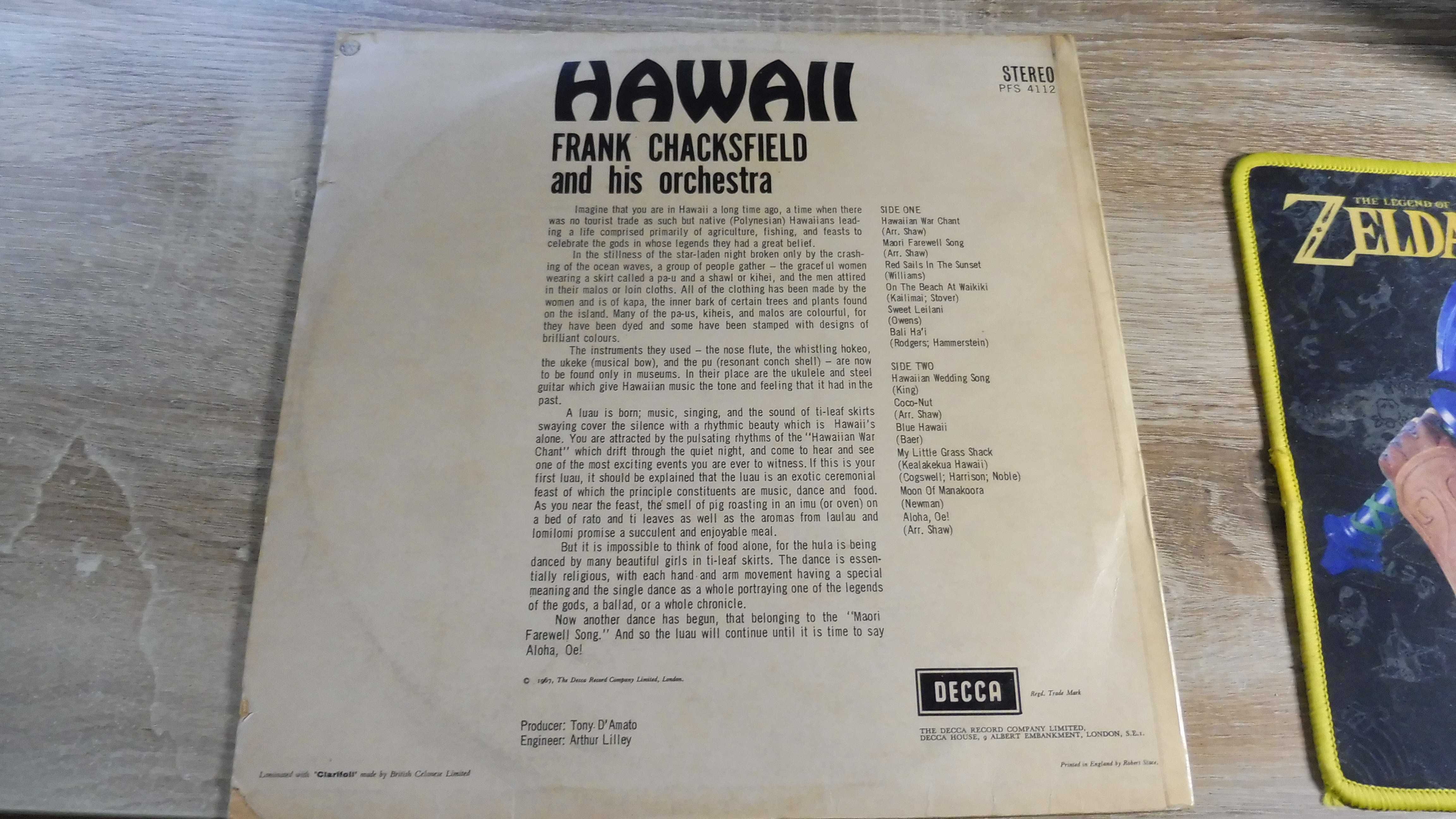 Hawaii Frank Chacksfield and his orchestra - Płyta Vinylowa / Vinyl