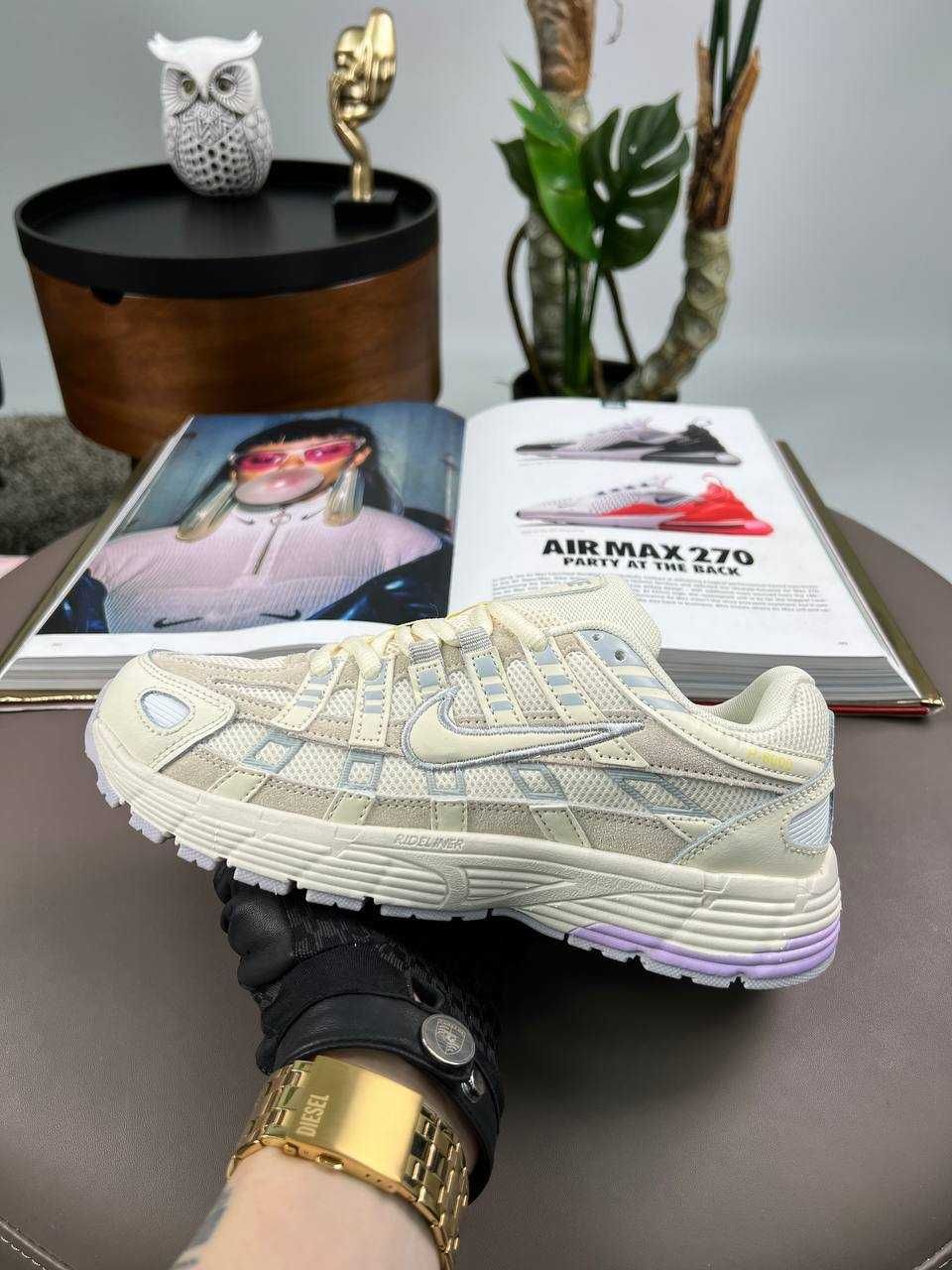 Жіночі кросівки найк Nike P-6000 W Beige 36,37,38,39,40,41