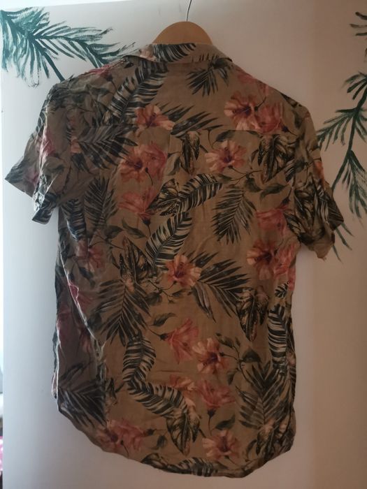 Camisa homem estampa tropical tamanho  Xs