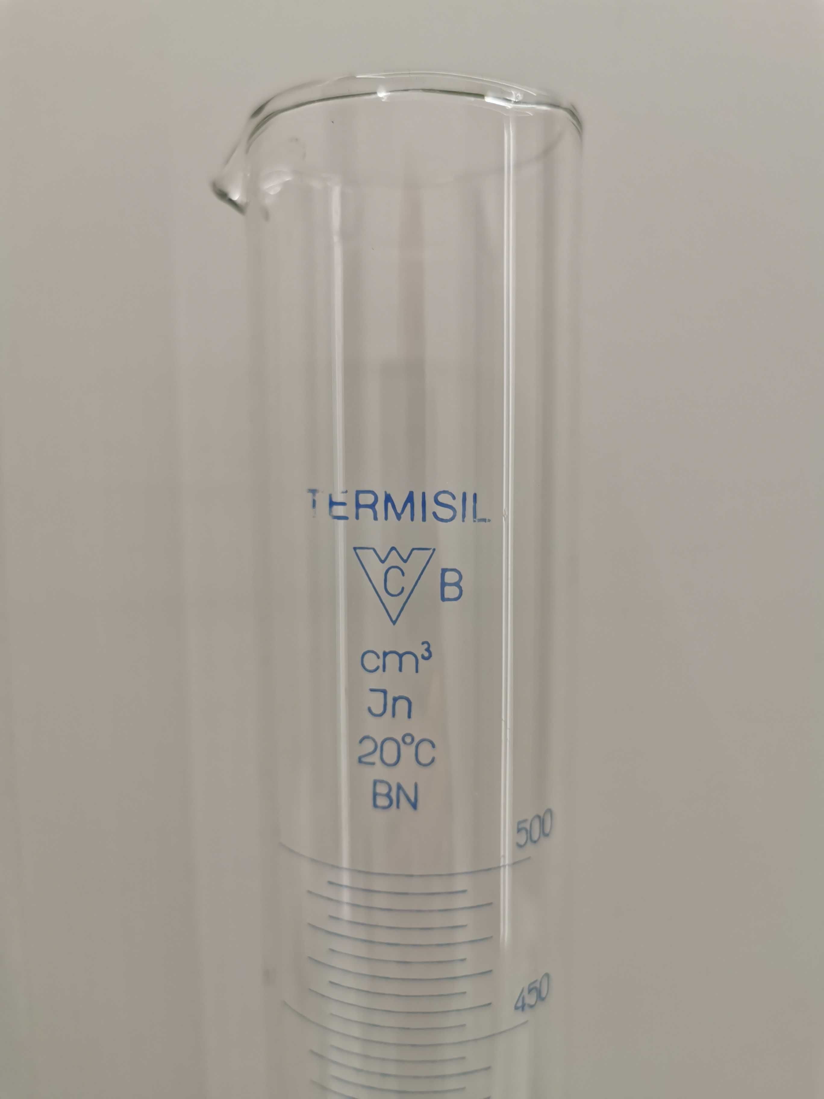 Cylinder laboratoryjny szklany - 500 ml