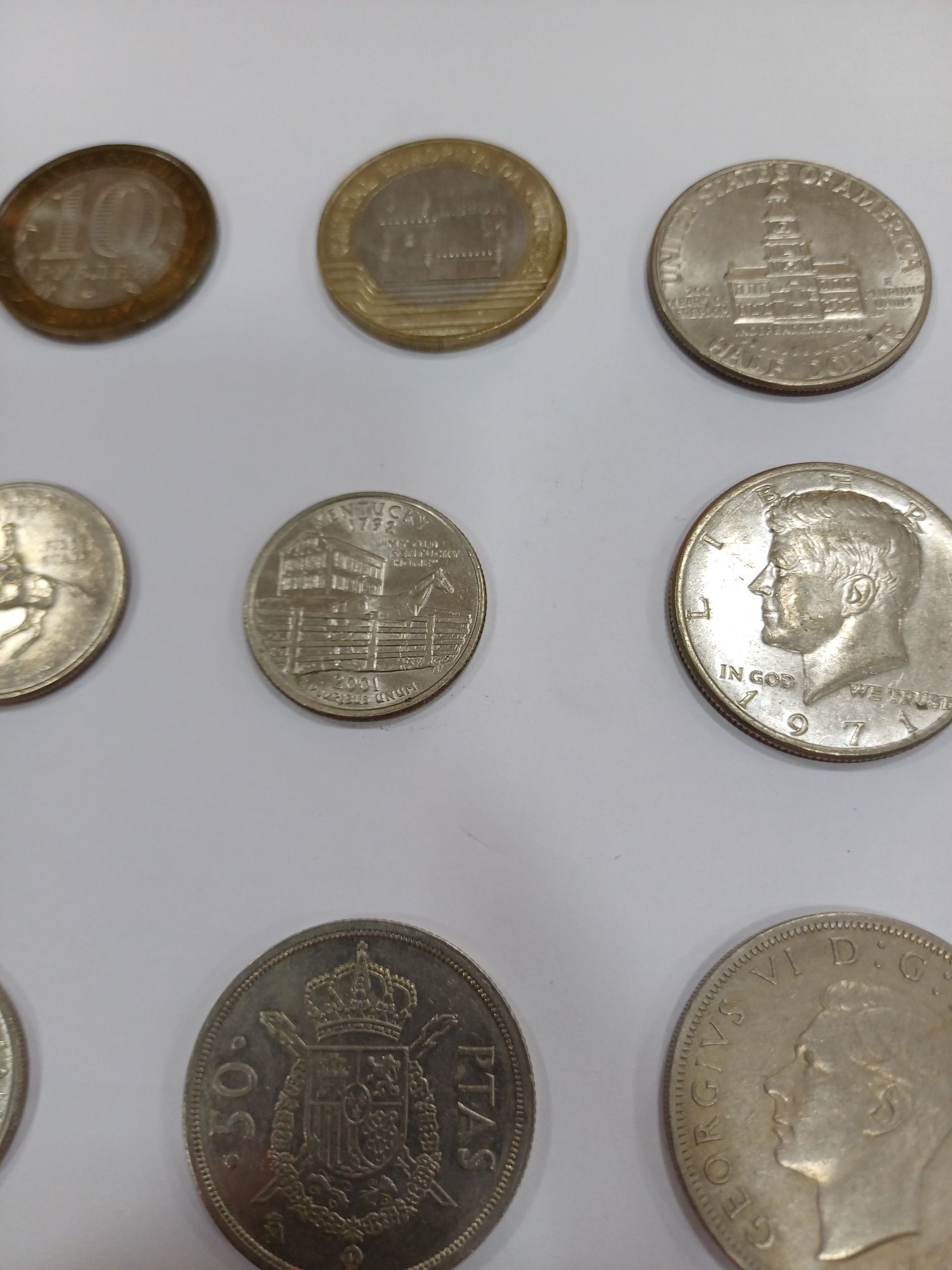 Lote 3 / Conjunto 3 de 15 Moedas diferentes