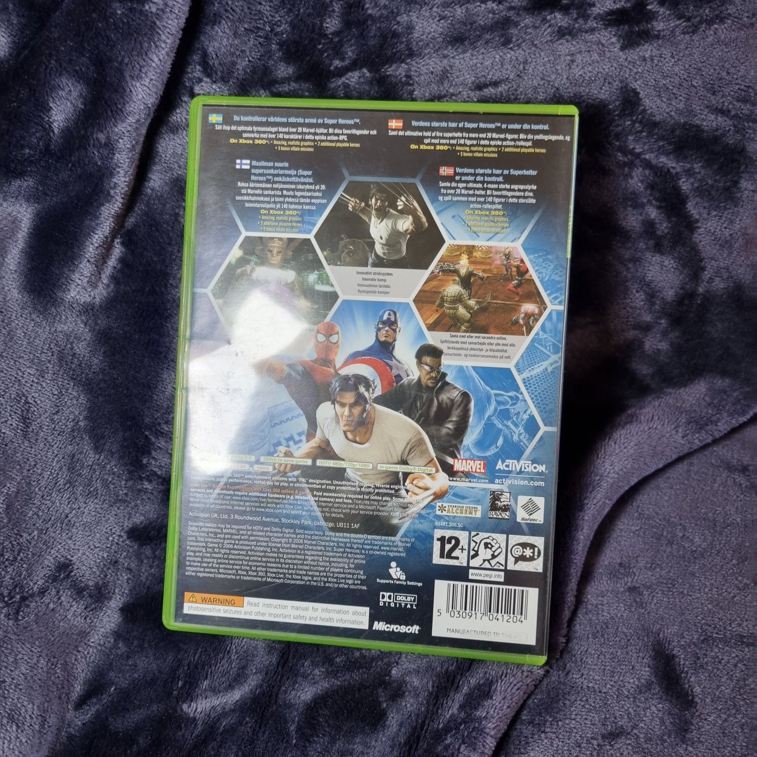 Ultimate Alliance Marvel Xbox 360 Spider Man
