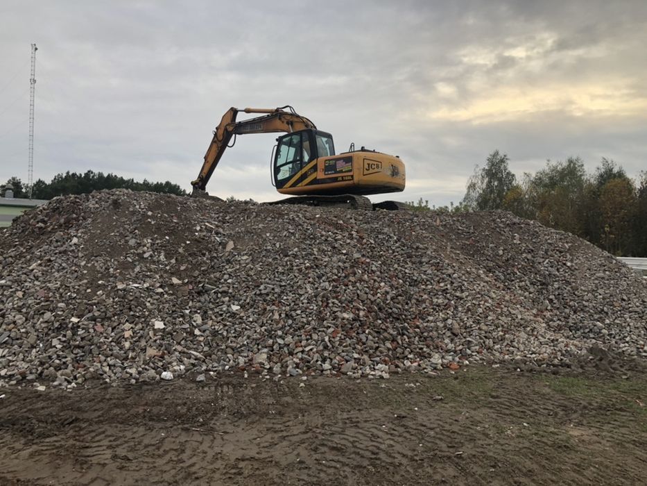 Kruszywo betonowe, beton kruszony, tłuczeń kruszywo drogowe, kliniec