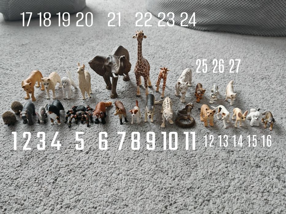 ### zwierzęta Schleich Collecta na sztuki