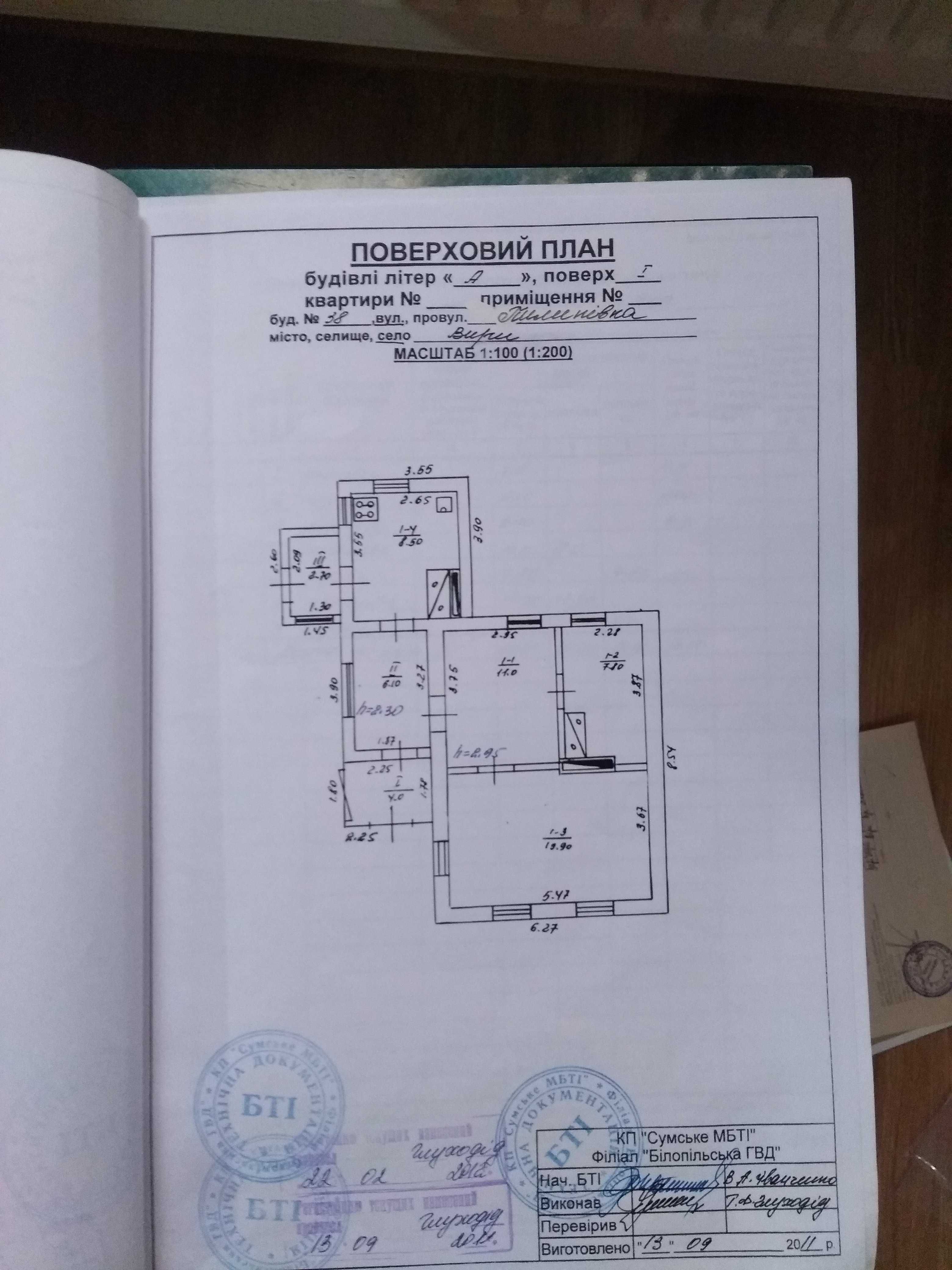 Дім з ділянкою в с. Вири