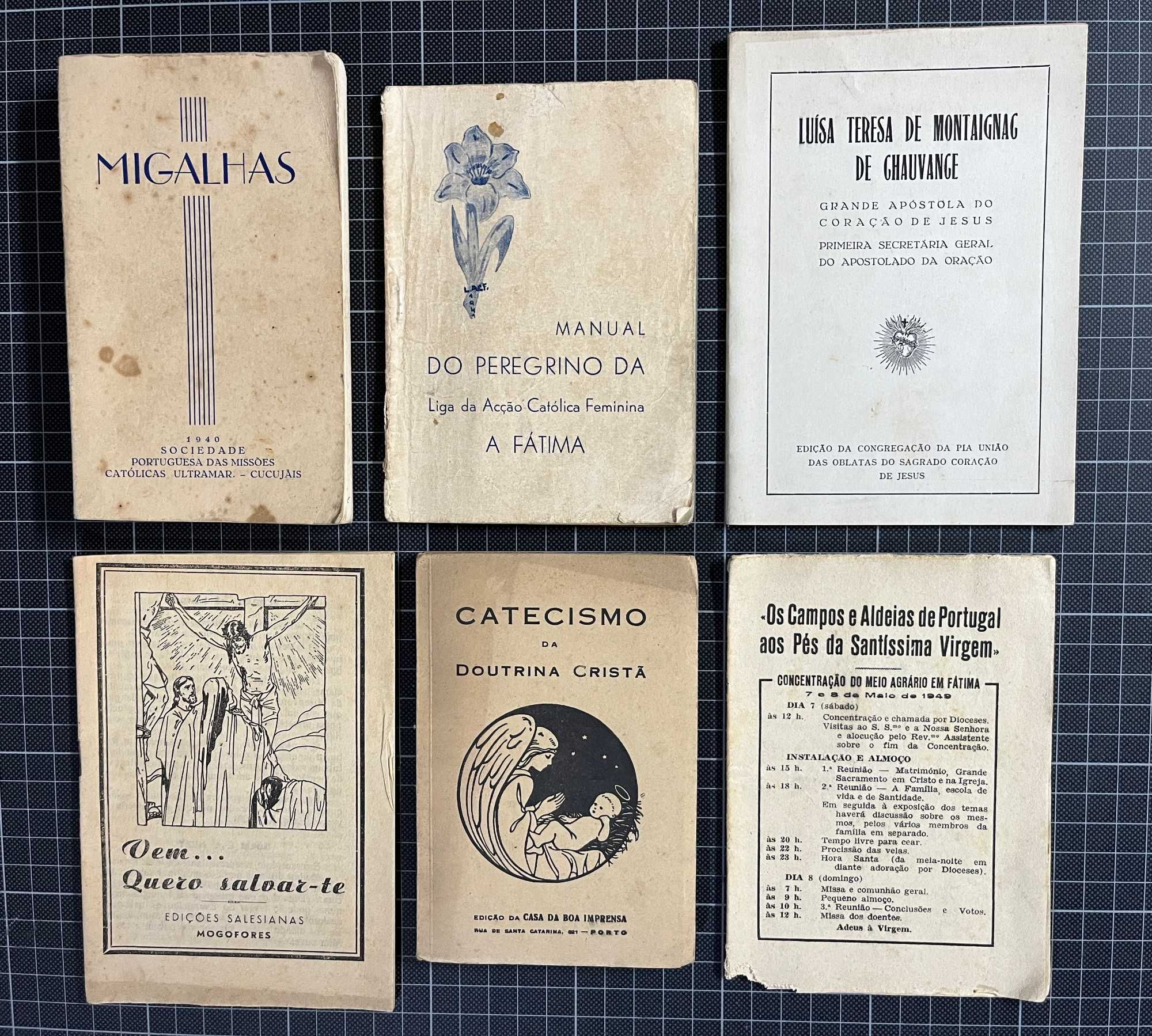 Opúsculos católicos antigos – anos 1890/1900/10/20/30/40/50/60