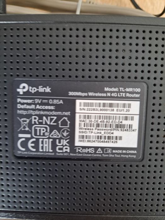 Ruter tp- link  4G LTE