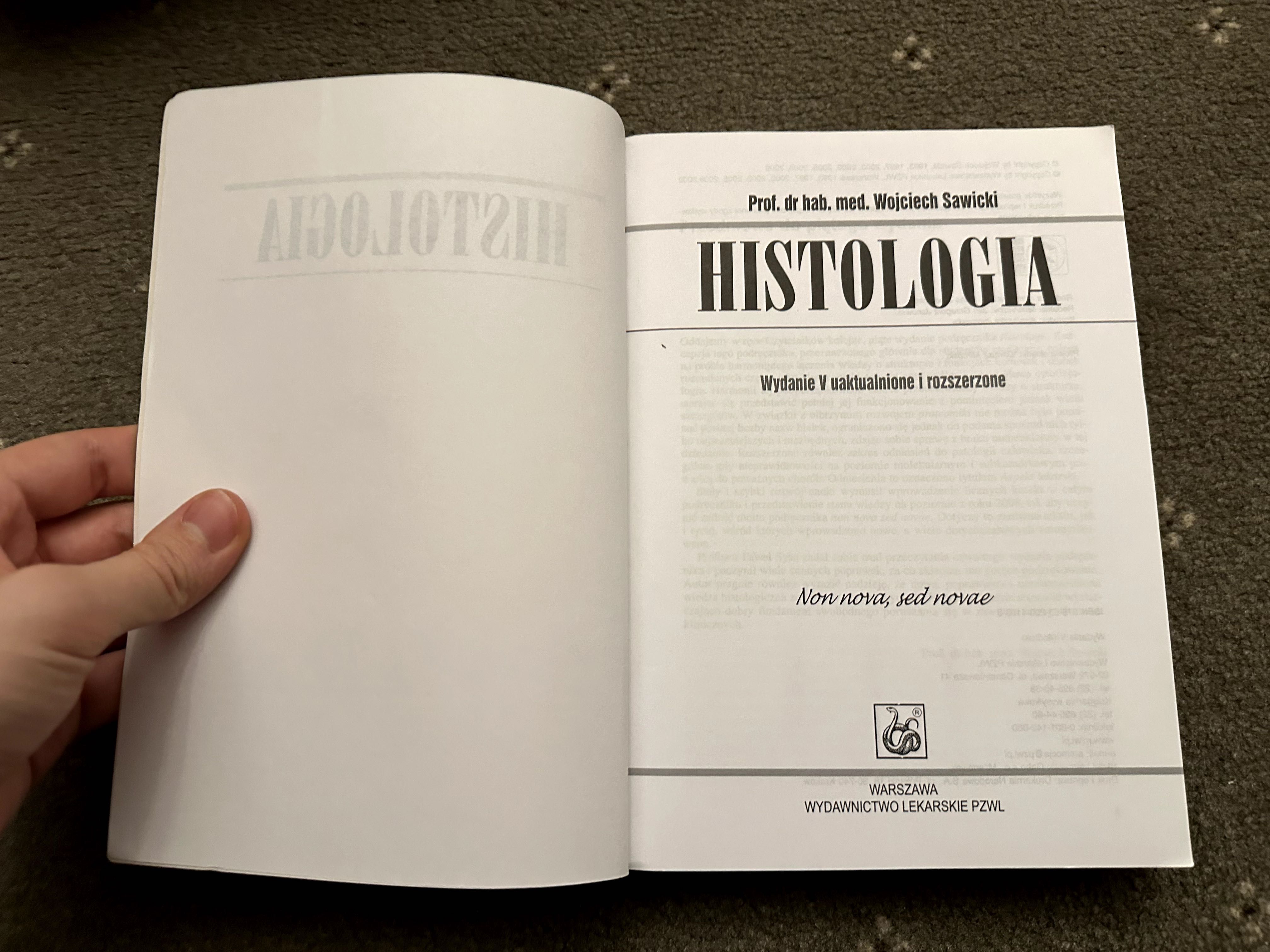Histologia - Sawicki - PZWL - 2009