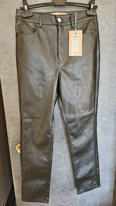 JJXX jx berlin slim spodnie damskie sztuczna skóra rozmiar (S). Nowe