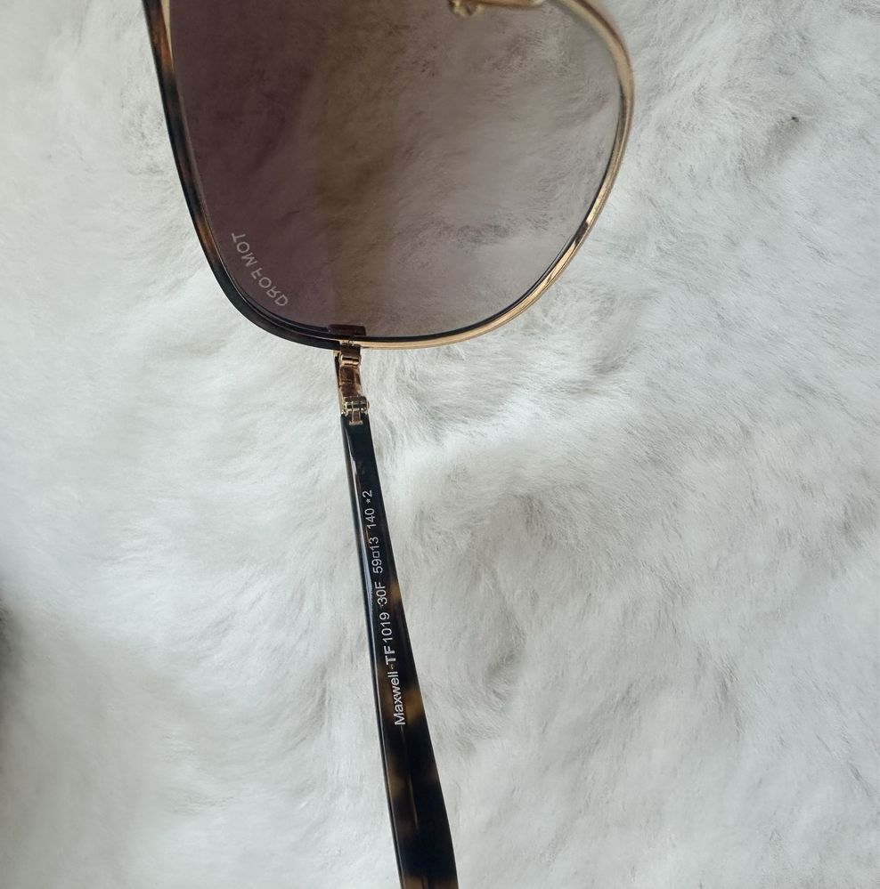 Tom Ford Okulary Przeciwsłoneczne- model TF 1019 30 F Maxwell”z fv