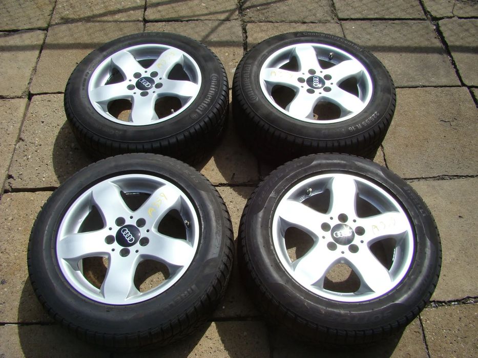 a359 5x112 Audi A4 B9 B8 A6 C5 C6 Q2 GA 7,5Jx16 225/55 opony zima