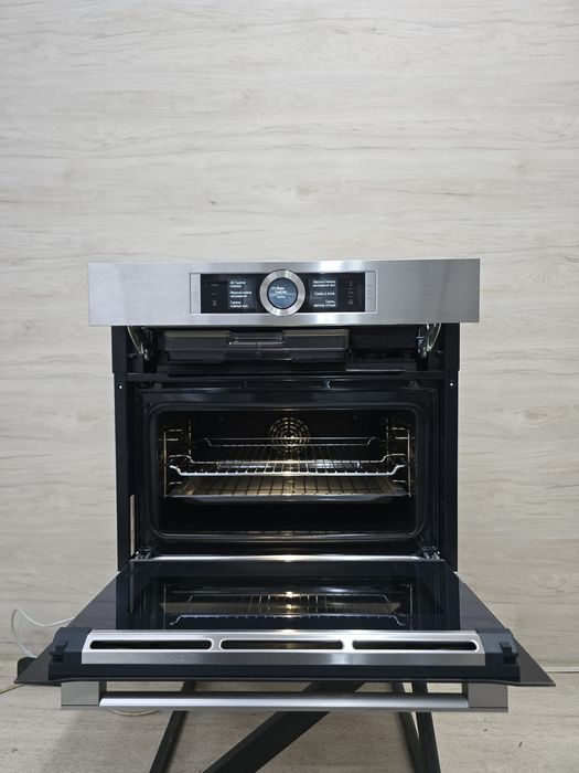 Духова шафа Bosch 2в1 Пароварка 45см Чюдовий стан України.мова