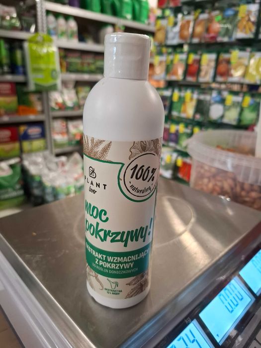 Nawóz z pokrzywy do roślin doniczkowych 300 ml Moc pokrzywy naturalny