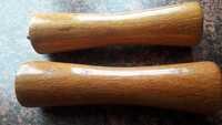 Solniczka drewniana + młynek do soli lub pieprzu 20 cm wys -komplet