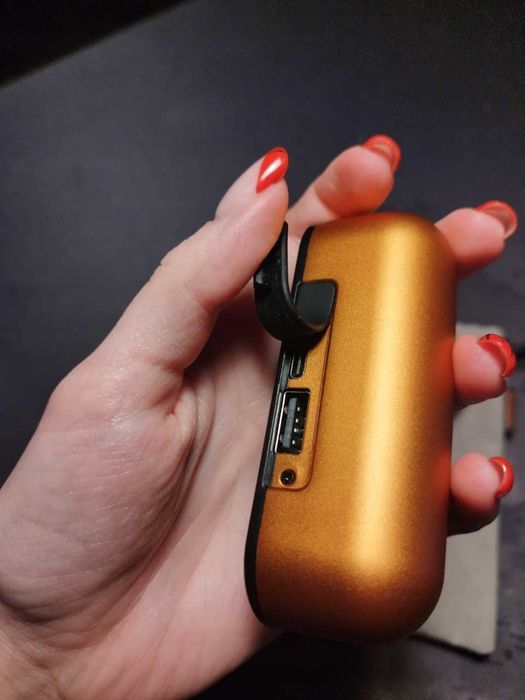 Ogrzewacz Do Rąk Elektryczny Na Zimę Powerbank Pomarańczowy