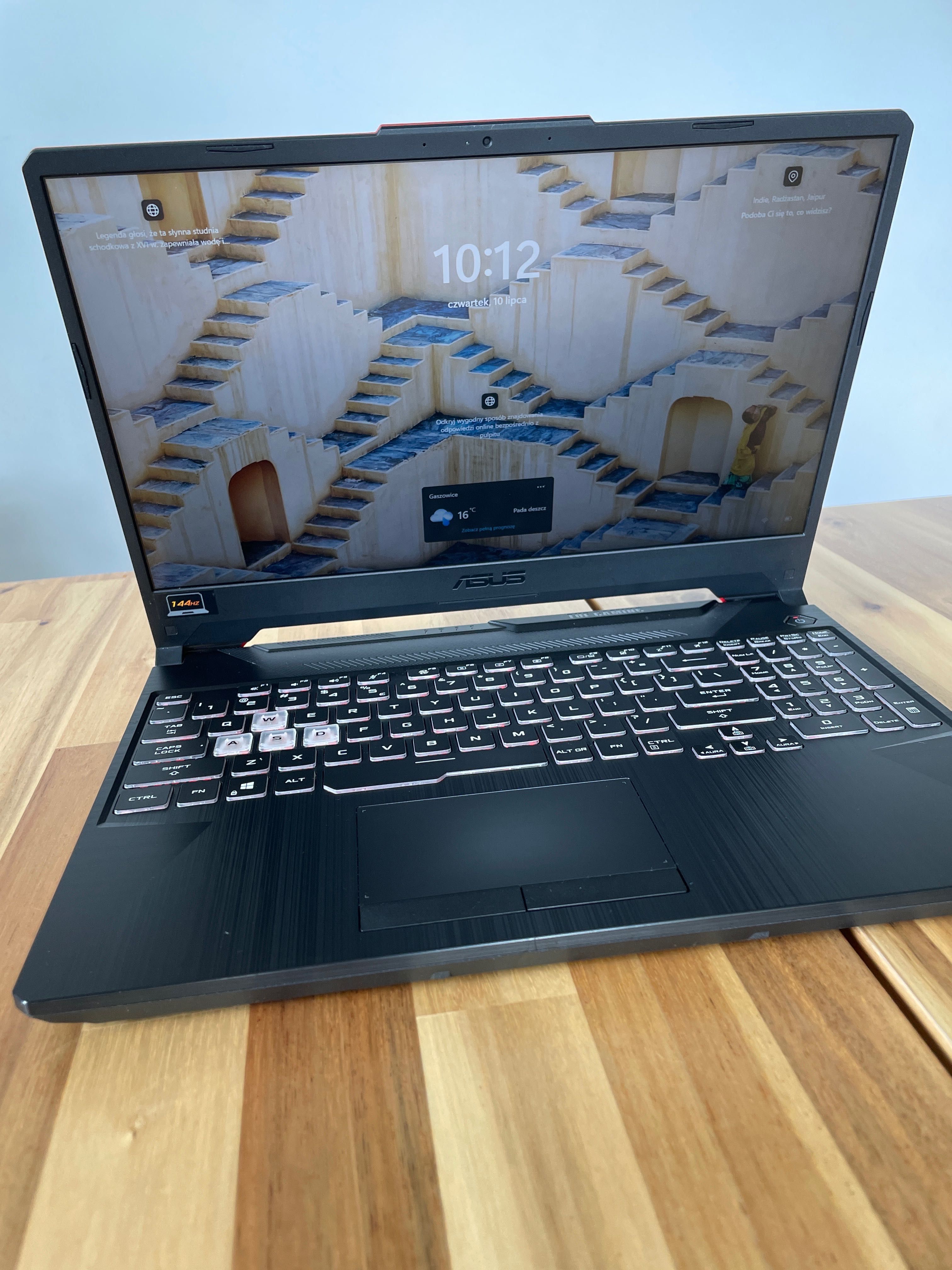 Laptop ASUS TUF Gaming F15 i5-10300H/16GB/512/Win11 GTX
