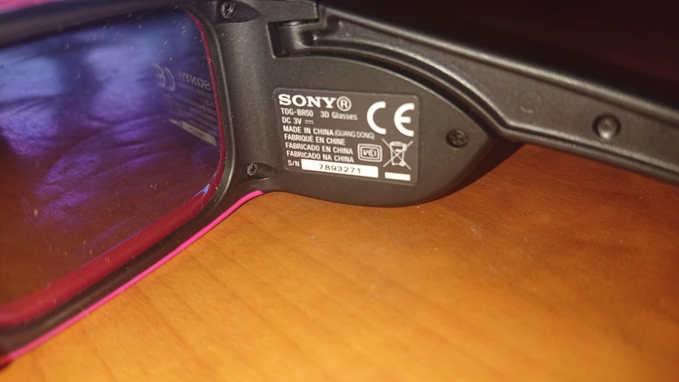 Okulary 3D Sony zestaw 4szt