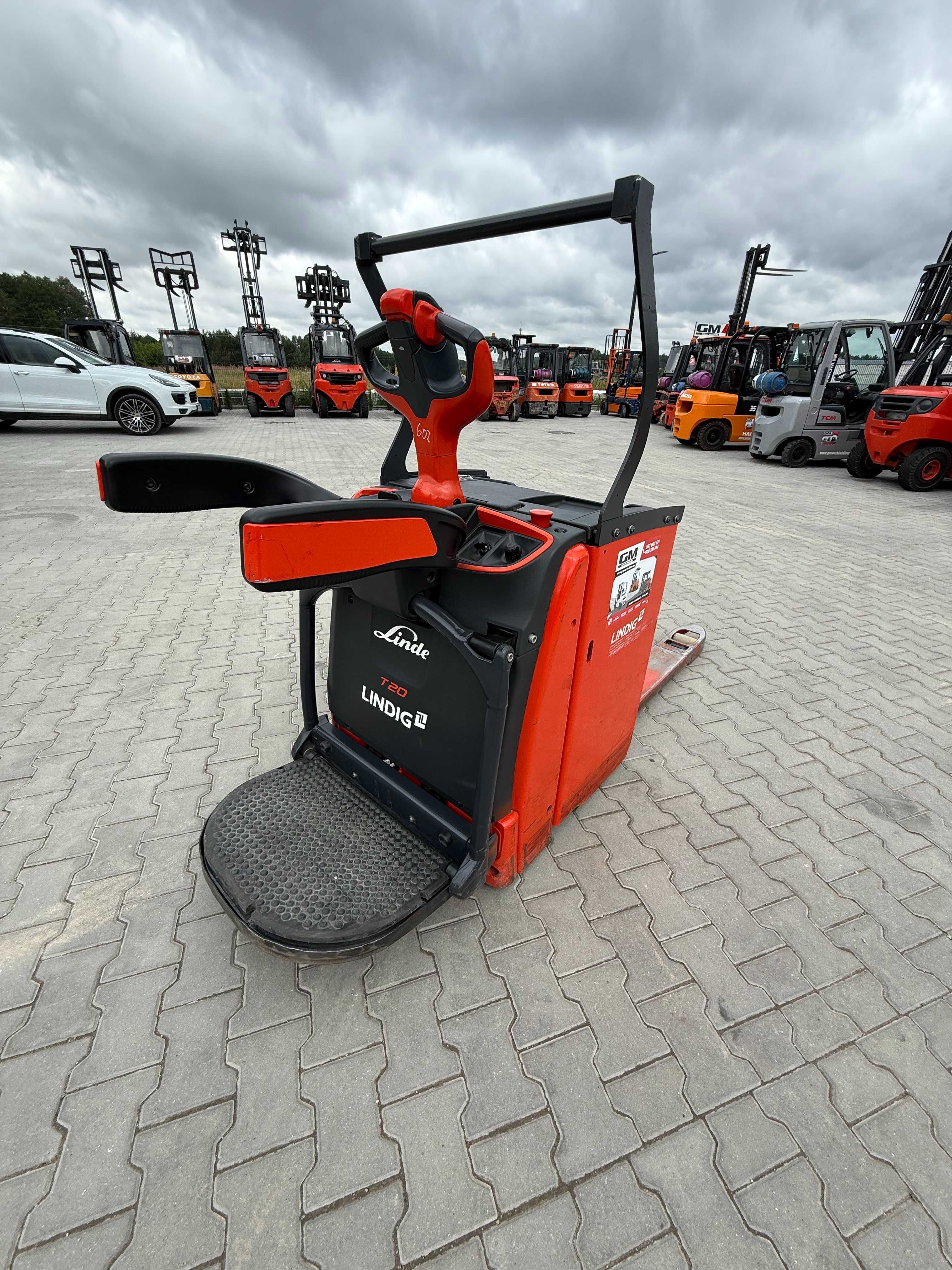 Wózek Paletowy Linde T20AP 2020r PODEST