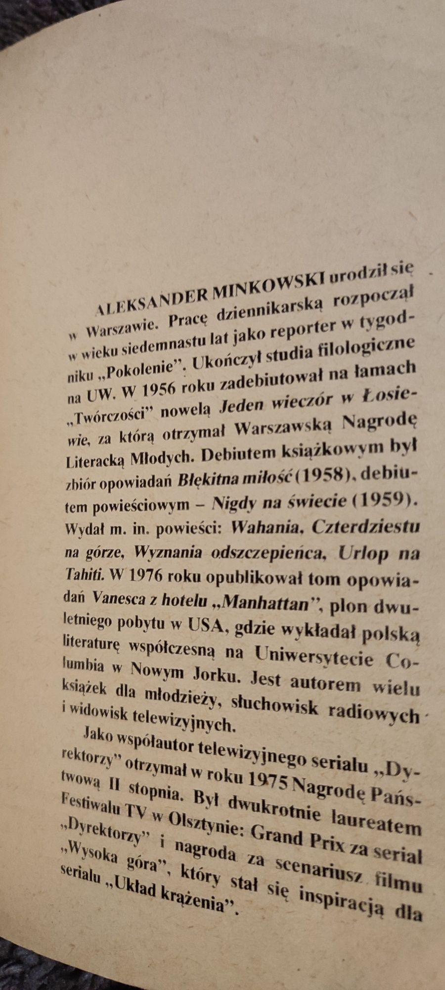 Układ krążenia - Aleksander Minkowski