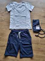 Komplet sportowy bluzka+spodenki, 5.10.15, rozmiar 134 cm, NOWY