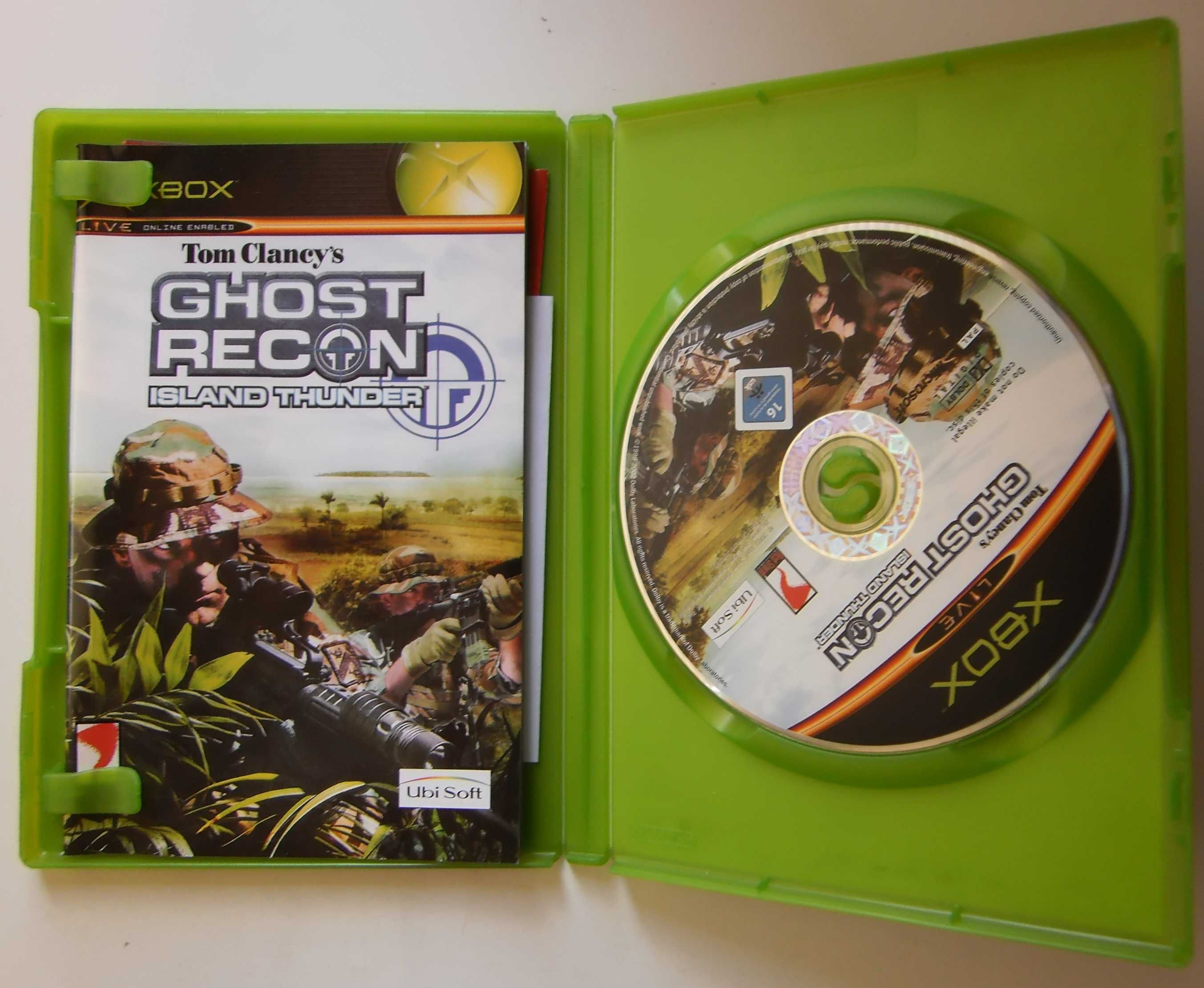 2 VIDEO JOGOS COMPLETOS "Tom Clancy's Ghost Recon" / Xbox PAL