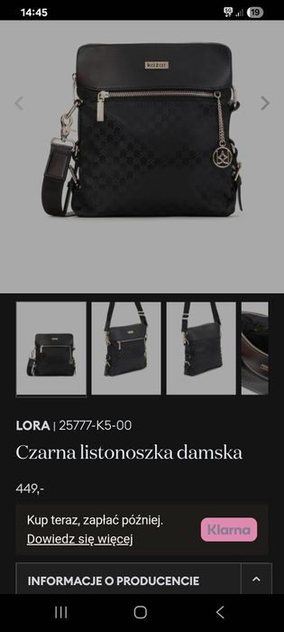 Torebka listonoszka KAZAR