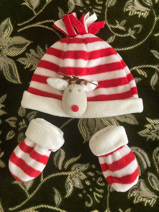 шапка детская новогодняя