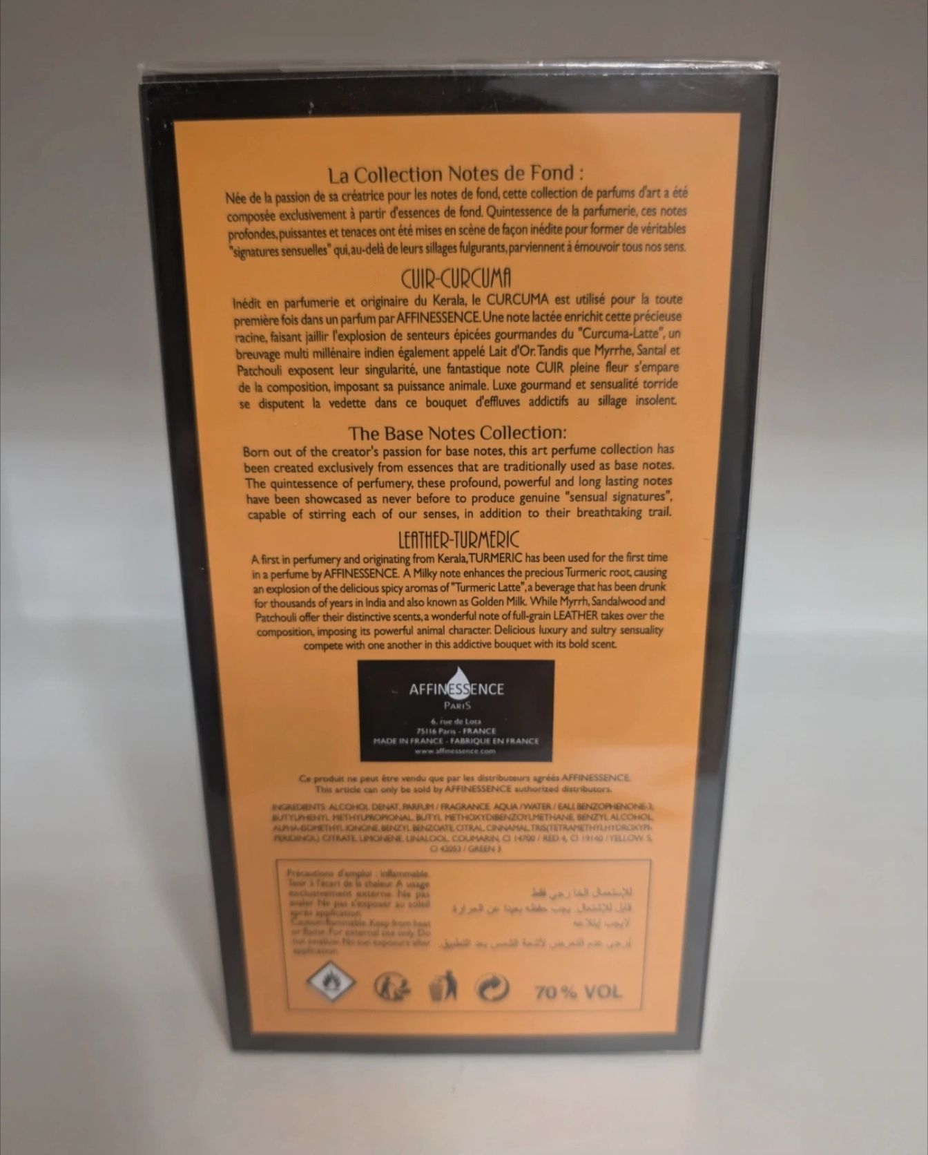 Cuir Curcuma Affinessence orto parisi barrois diptyque nasomatto unum