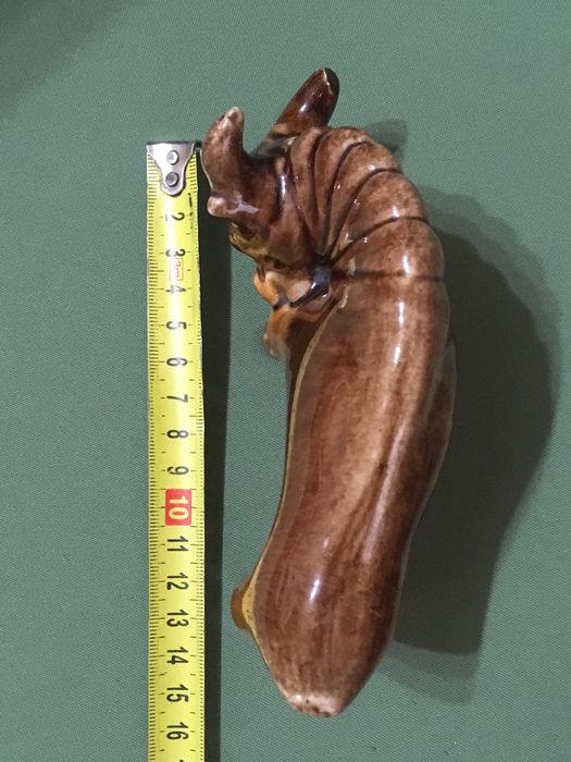 Бык статуэтка обливная керамика